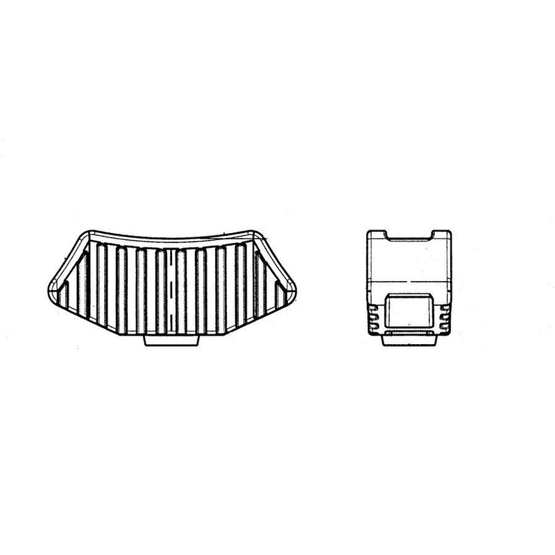 HellermannTyton - Befestigungssockel und -element für Kabelbinder Befestigungssockel 151-29301(500) − 500 Stück