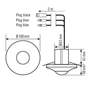ESYLUX - Bussystem-Bewegungsmelder Decken-Präsenzmelder PD-C360i #EP10424663