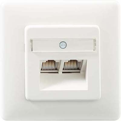 Rutenbeck - Kommunikationsanschlussdose Kupfer Cat.6-Anschlussdose UAE-Class #132112050 EAiso-8/8 U Up mK rw − 10 Stück by Ru
