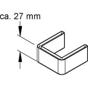 Niedax - Schutzkappe/Abdeckung für Stiel/Profilschiene Schutzkappe SKU 5050 gelb − 1 Stück