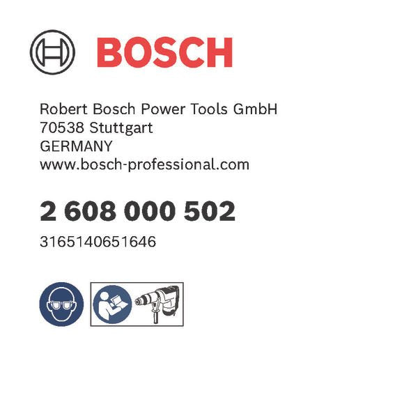 Bosch - Bohrfutter Winkelbohrkopf für leichte 2608000502 Bohrhämmer mit SDS