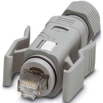Phoenix Contact - Rechtecksteckverbinder, Set (Industriesteckverbinder) RJ45-Steckverbinder VS-08-RJ45-5-Q/IP67 Cat.5e, 8-pol