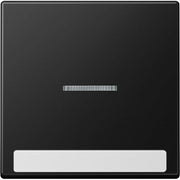 Jung - Abdeckung/Bedienelement für Installationsschalterprogramme Wippe mit Schriftfeld A 590 BF NA KO5 SWM 1fach graph.schwarz
