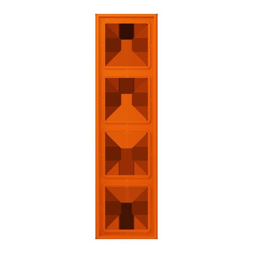 Jung - Abdeckrahmen Rahmen 4-fach LC 984 224 orange