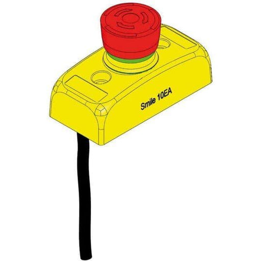 ABB Stotz S&J - NOT-AUS-Taster, Komplettgerät Not-Halt-Taster Smile 10 EA 2xNC,1m Kab.5X0.34