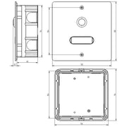 Grothe - Klingeldrücker Etagenplatte ETA 401 V2A UP V2A 401