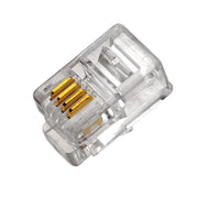 Cimco Werkzeuge - Modularer Steckverbinder Modular Stecker RJ10 183000 4P/4CFlex. − 100 Stück