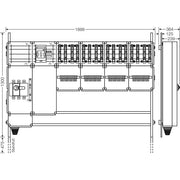 Hensel - Verteilerschrank für Energieversorgung Ladeverteiler Mi EV 22kW 16001 f.16 Ladep. a 22kW