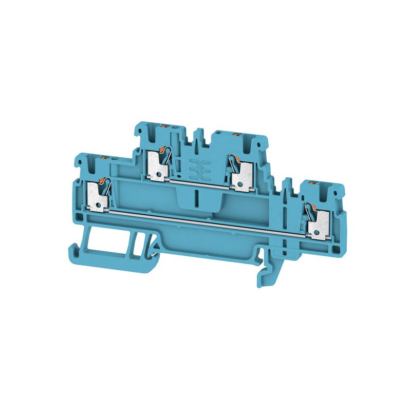 Weidmüller - Durchgangs-Reihenklemme Klemme A2T 1.5 BL PUSH IN, 1.5 mm² − 50 Stück