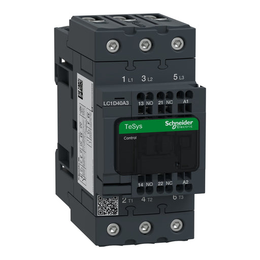 Schneider Electric - Leistungsschütz zum Schalten von Wechselstrom Leistungsschütz LC1D40A3P7 3-polig, 1S, 1Ö