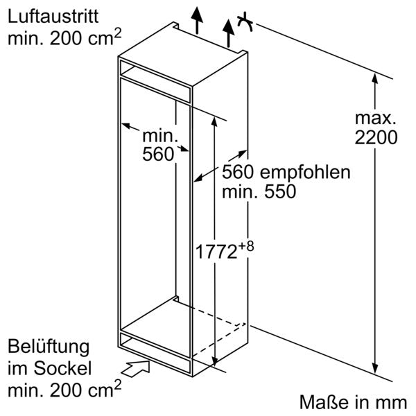 Bosch - Kühl-/Gefrierkombination EB-Kühl/Gefrierkombi KIV87NSE0 Serie2