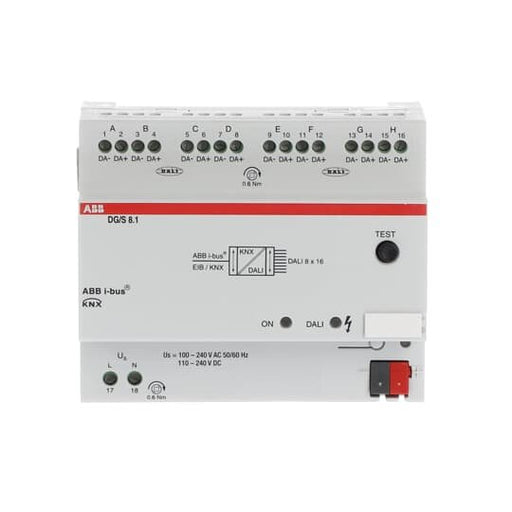 ABB Stotz S&J - Bussystem-Systemschnittstelle/Medien-Gateway DALI-Gateway REG DG/S8.1 8-fach