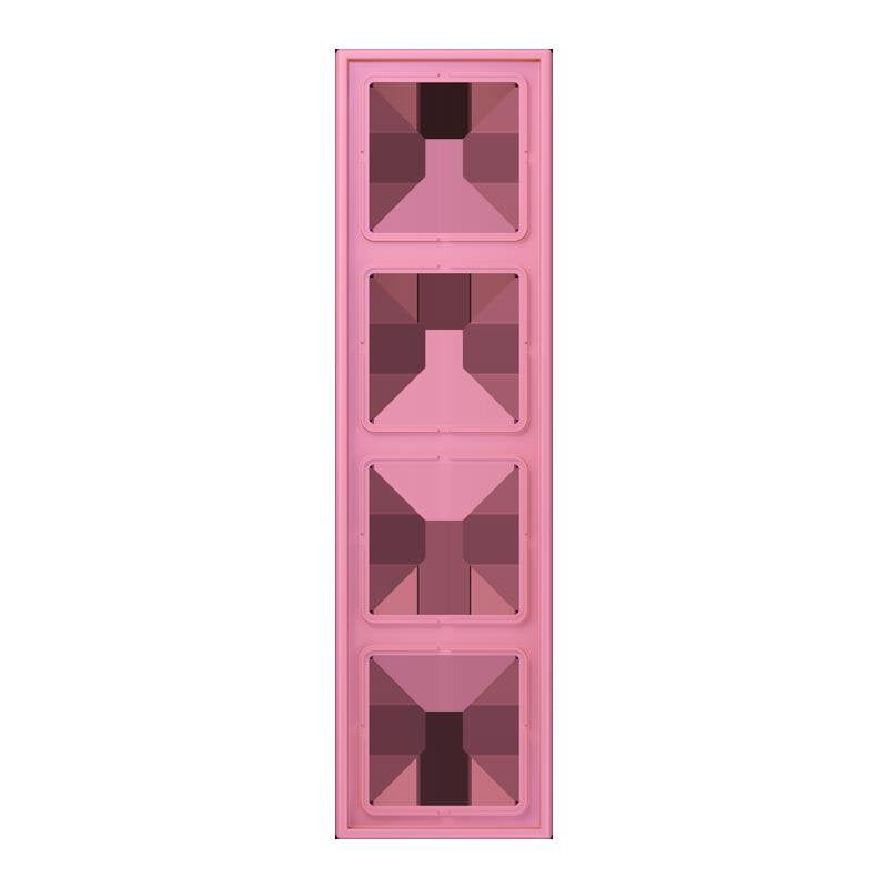 Jung - Abdeckrahmen Rahmen 4-fach LC 984 246 rose vif
