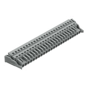 WAGO - Kabelsteckverbinder für Leiterplattensteckverbinder 1-Leiter-Federleiste 231-124/037-000 CAGECLAMP,2,5 mm²,gr − 10 Stück