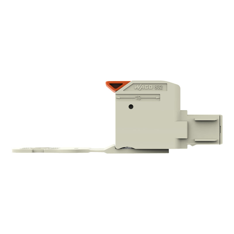 WAGO - Ein- und mehrpolige Klemmenleiste 1-Leiter-Federleiste Hebel 832-1103/333-000 Push-inCAGECLAMP,lgr − 15 Stück