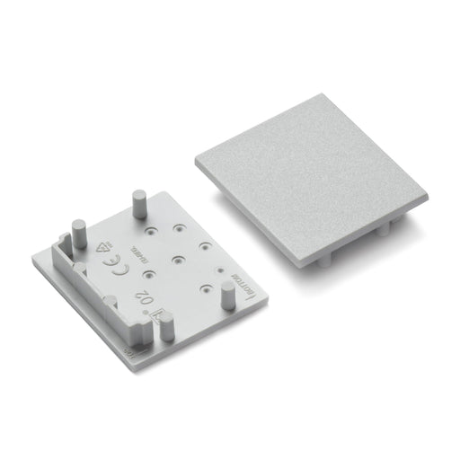 Feilo Sylvania - Mechanisches Zubehör/Ersatzteile für Leuchten Endkappen (VE2) End caps De #0022639 silber