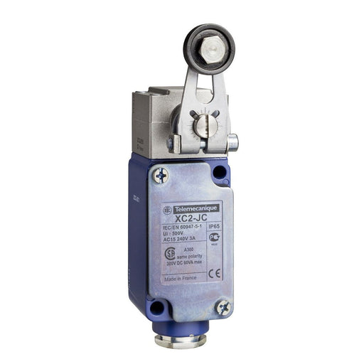 Telemechanique Sensors - Einzelpositionsschalter Positionsschalter XC2JC10111 IP65 m.Rollenhebel