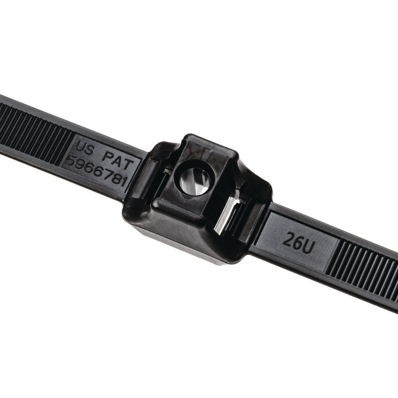 HellermannTyton - Kabelbinder Befestigungsbinder 1tlg. 115-00034(500) schwarz − 500 Stück