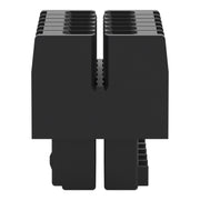 WAGO - Ein- und mehrpolige Klemmenleiste 1-LeiterFederleiste2reihig 713-1106 CAGECLAMP 1,5mm²,sw − 50 Stück