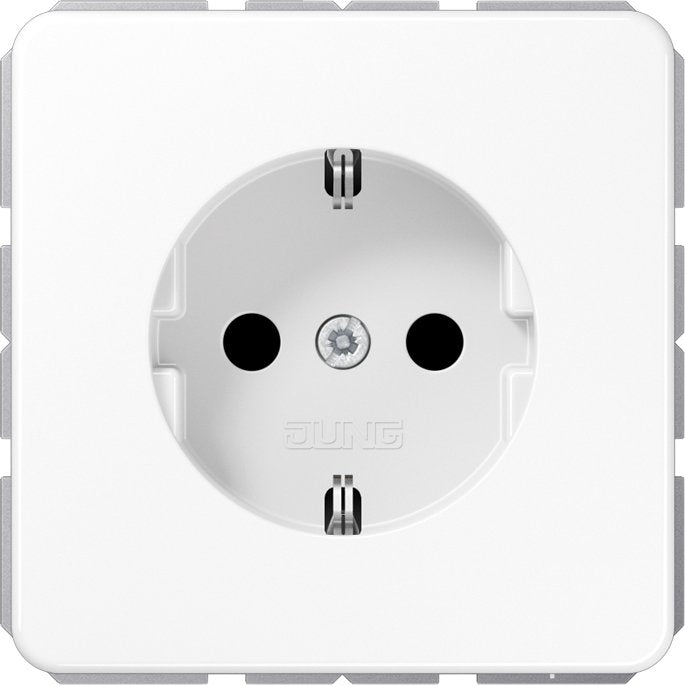 Jung - Steckdose SCHUKO-Steckdose CD 1520 BF WW alpinweiß