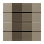 Jung - Abdeckung/Bedienelement für Installationsschalterprogramme Tastensatz 4fach LC 504 TSA 242