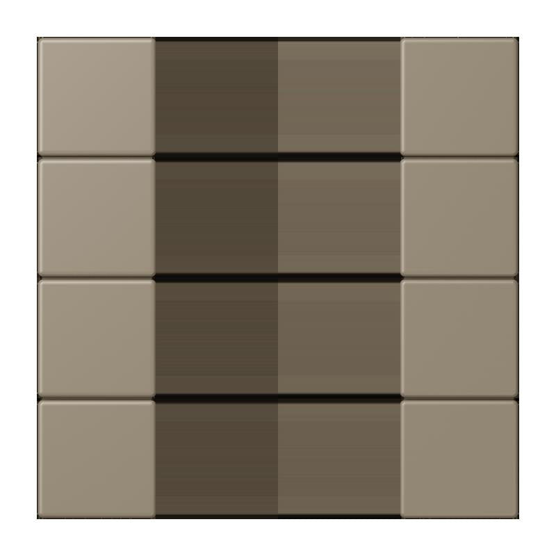 Jung - Abdeckung/Bedienelement für Installationsschalterprogramme Tastensatz 4fach LC 504 TSA 242