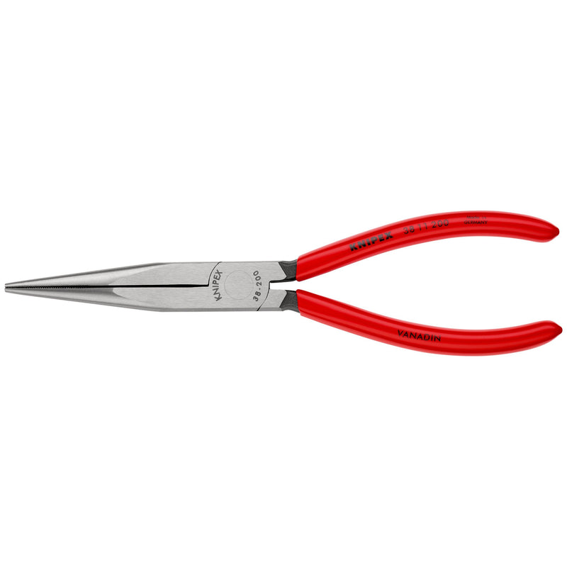 Knipex - Telefonzange Mechanikerzange 38 11 200 schwarz, 200mm