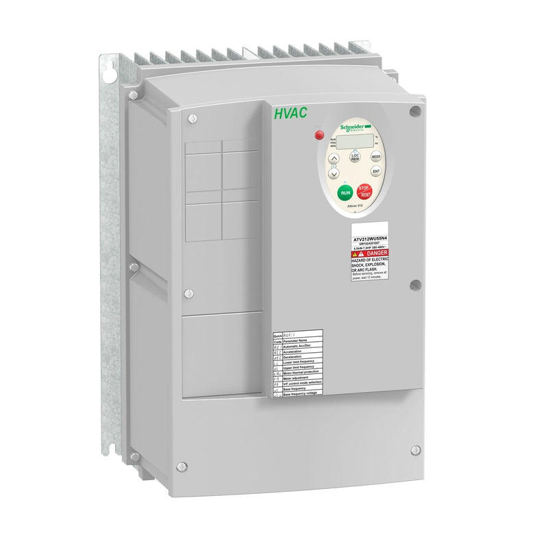 Schneider Electric - Frequenzumrichter =< 1 kV Frequenzumrichter ATV212WU75N4 7,5KW 480V 3PH,IP54 − 1 Stück