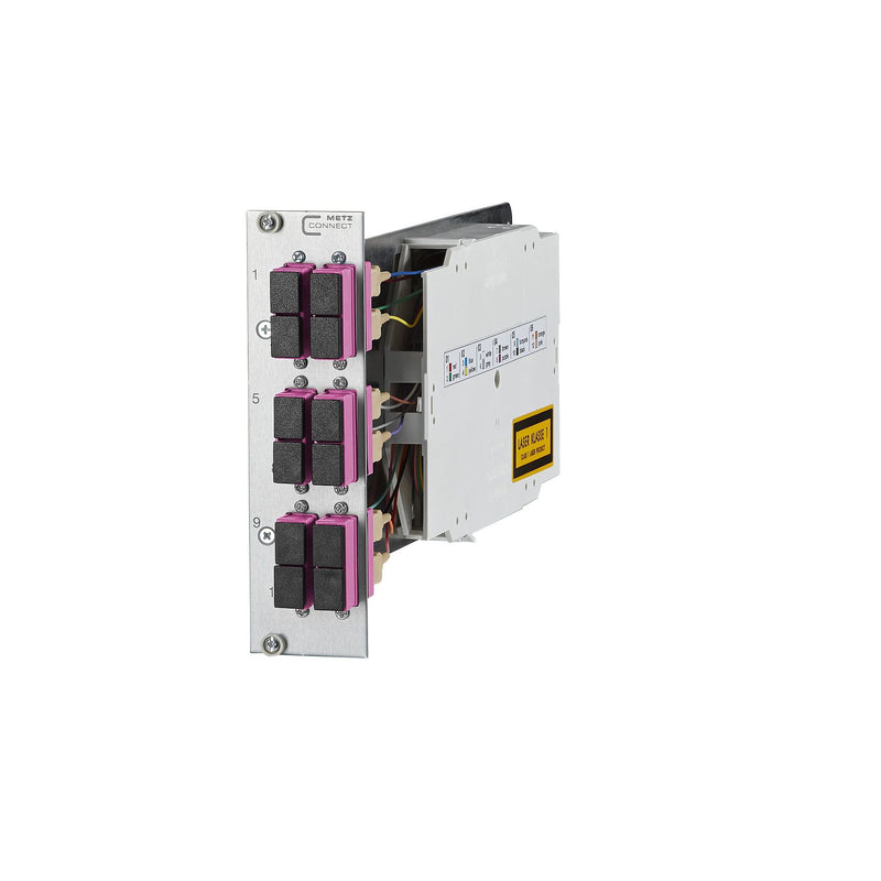 Metz Connect - Patchpanel LWL OpDAT CM 3HE/7TE 6xSC-D 1528S7BB061E OM4 12Pigt/6Kup/vio
