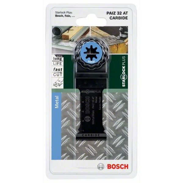 Bosch - Blatt für Oszillierer Tauchsägebl Starlock 2609256D53 PAIZ 32 AT,50x32mm