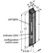 Turck - Kapazitiver Näherungsschalter Bestückungssensor PVA100P6E Pick-to-Light