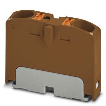 Phoenix Contact - Durchgangs-Reihenklemme Verteilerblock PTFIX 2X4 BN − 50 Stück