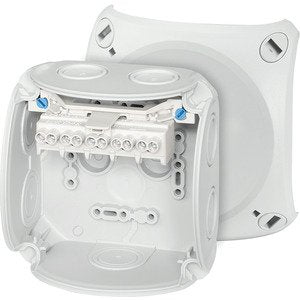 Hensel - Dose, Gehäuse für Montage auf der Wand/Decke Kabelabzweigkasten DK 0404 G 1,5-4qmm