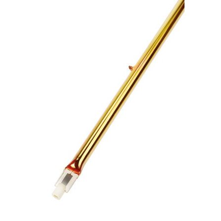 Scharnberger+Hasenbein - Hochvolt-Halogenlampe ohne Reflektor Infrarot-Strahler 254mm 29011 R7s 235V 1300W Gold