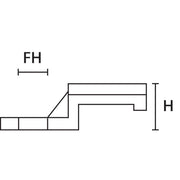 HellermannTyton - Befestigungssockel und -element für Kabelbinder Befestigungssockel TY8F1 PA66 NA 1000 − 1000 Stück