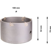 Bosch - Bohrkrone PRO SDS plus-5 Bohrkrone, 2608550616 100 x 50 x 72 mm