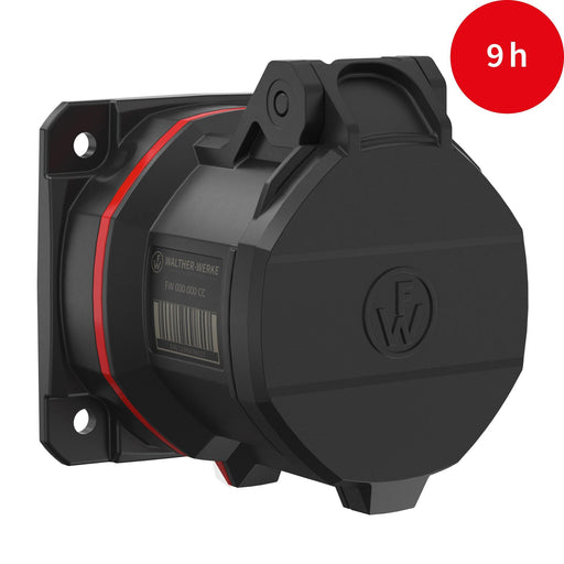 Walther Werke - CEE-Anbausteckdose (IEC 60309) CEE NEO Anbaudose gerade FW430309CC 32A 3P 9h IP54