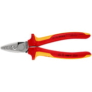 Knipex - Presswerkzeug Kabelschuhe/Verbinder, Aderendhülsen, Schirmanschluss Crimpzange 97 78 180 180mm