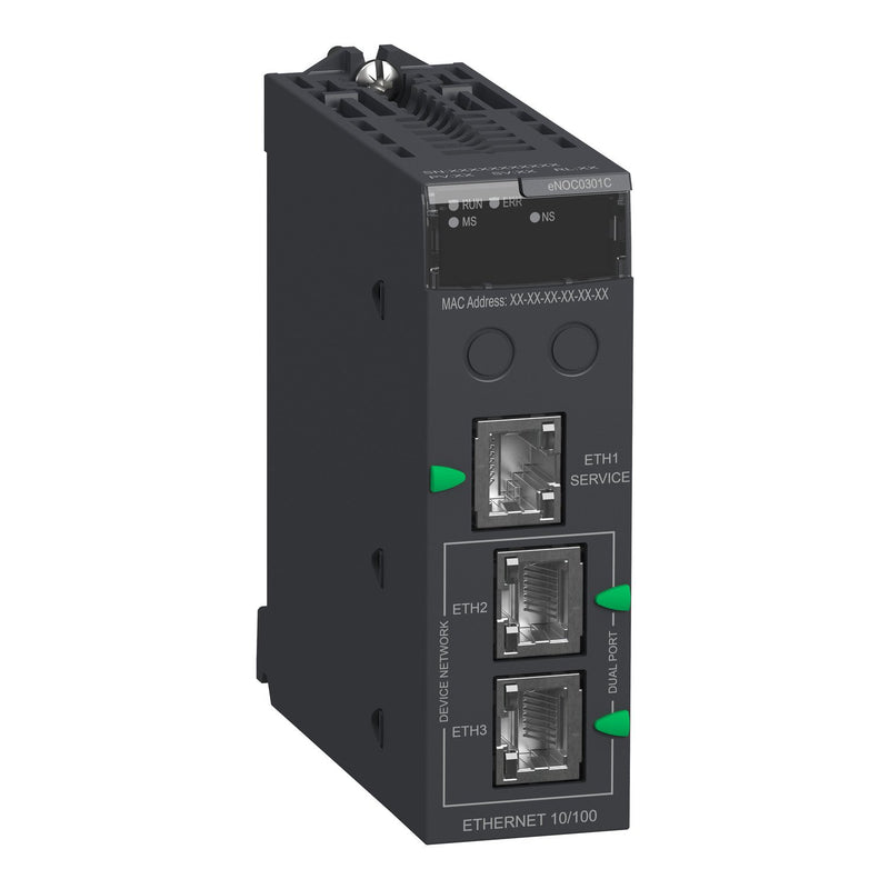 Schneider Electric - SPS-Kommunikations-Modul Modicon M580 Ethernetmodul BMENOC0301C Switch
