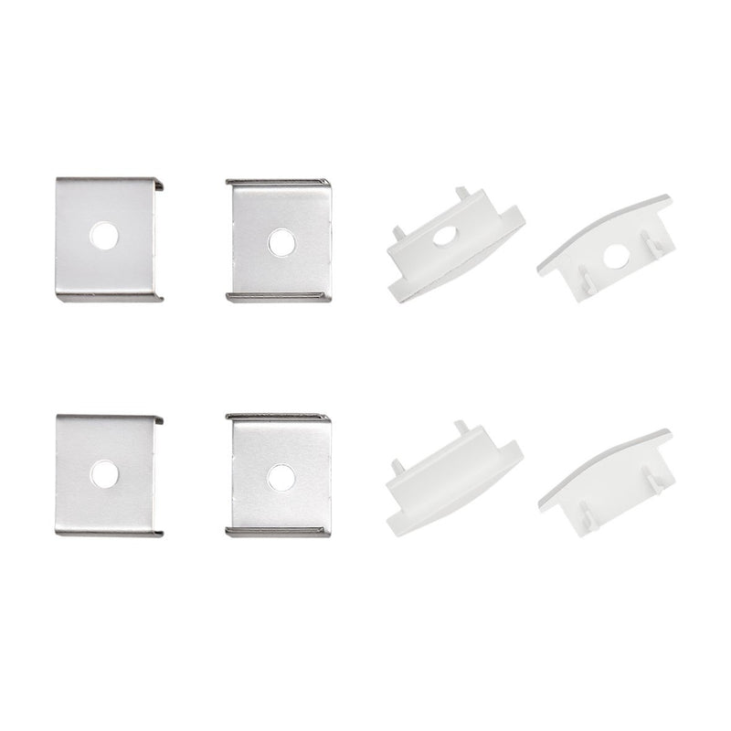 Nobile - Zubehör/Ersatzteile für Lichtschlauch/-band Ersatzkit für Alu T-Profil 5011146816 weiß − 1 Stück