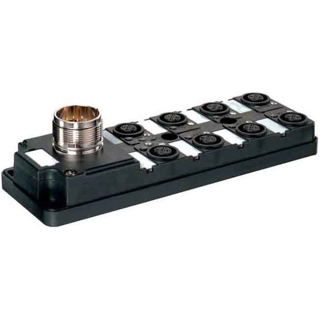Murrelektronik - Passiver Sensor-/Aktor-Verteiler (ohne Leitung) M12 Verteiler 8-fach 27765 4pol. M23 Stecker