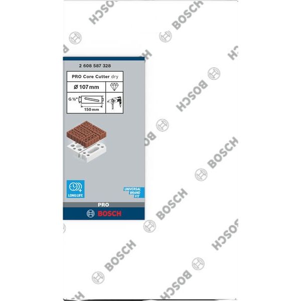 Bosch - Bohrkrone PRO Trockenbohrkrone, 107 2608587328 x 150 mm, G 1/2 Zoll