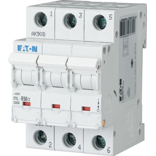 Eaton - Leitungsschutzschalter LS-Schalter m.Beschrift. PXL-B50/3 B 50A, 3p