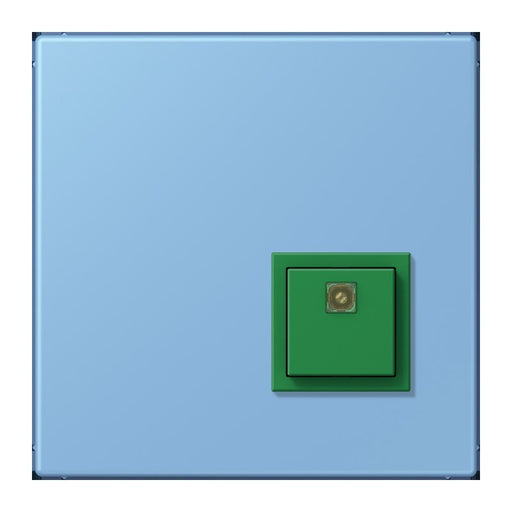 Jung - Behindertenelement für Installationsschalterprogramme Notrufsystem Abstelltaster NRS LC 0834 AT 256 bleu ceruleen 59