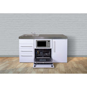 Stengel - Mini-Küche Miniküche Premiumline MPGSMS3160GSMWBre3Sn weiß