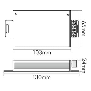 Nobile - Lichtregelsystemkomponente LED-Steuergerät 1820931824 mit Fernbedienung