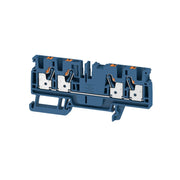 Weidmüller - Durchgangs-Reihenklemme Klemme A4C 4 DBL PUSH IN, 4 mm² − 50 Stück
