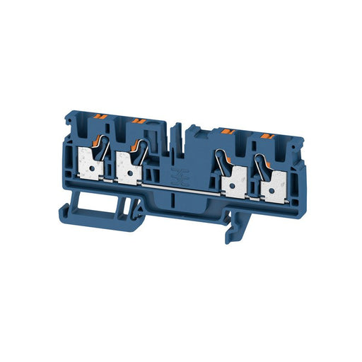 Weidmüller - Durchgangs-Reihenklemme Klemme A4C 4 DBL PUSH IN, 4 mm² − 50 Stück