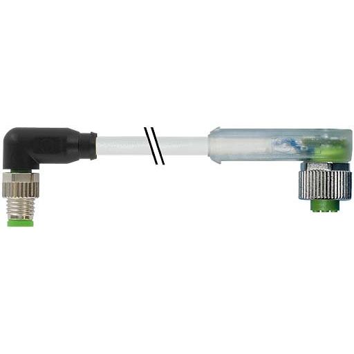 Murrelektronik - Konfektioniertes Sensor-Aktor-Kabel Verbindungsleitung 7000-88341-2100060 M8 St. auf Bu. M12