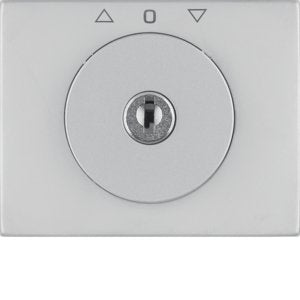 Berker - Abdeckung/Bedienelement für Installationsschalterprogramme Zentralstück m Schloss 1079720400 für Jal. K.5 Es